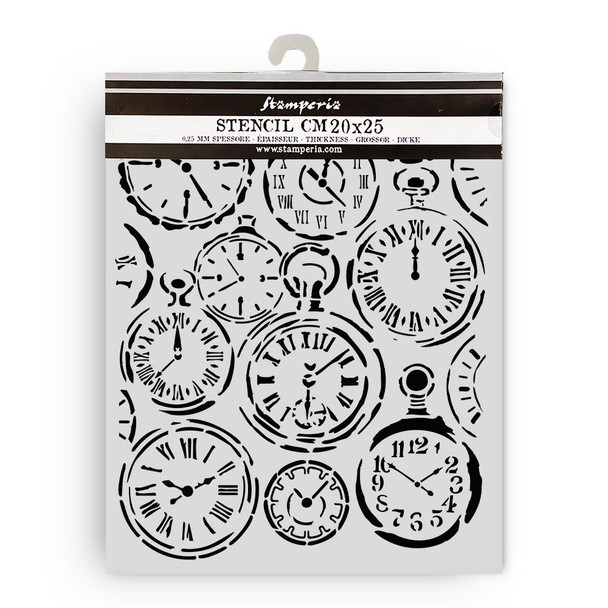 OakridgeStores.com | Stamperia Intl - Half Frezies - Craft Stencil 7.87 x 9.84 inches - KSTD204