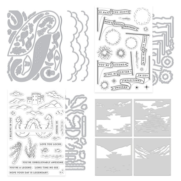 OakridgeStores.com | Hero Arts - You're A Legend - Stamps, Dies & Stencils Bundle - WB1198 085700951838