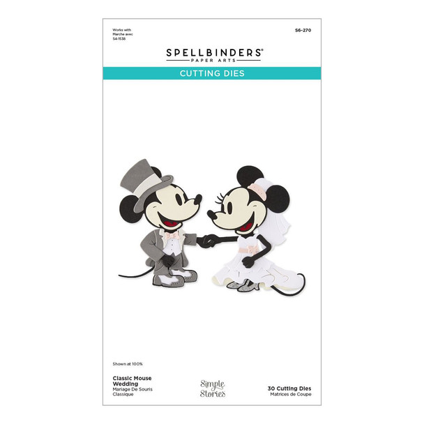 OakridgeStores.com | Spellbinders - Wedding - Etched Dies - Classic Mouse Collection - S6-270 810205712284