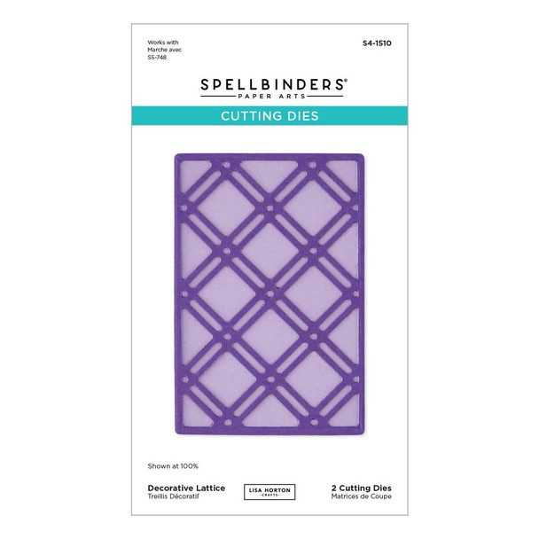 OakridgeStores.com | Spellbinders - Decorative Lattice - Etched Dies by Lisa Horton - Summertime Collection - S4-1510 810205711164