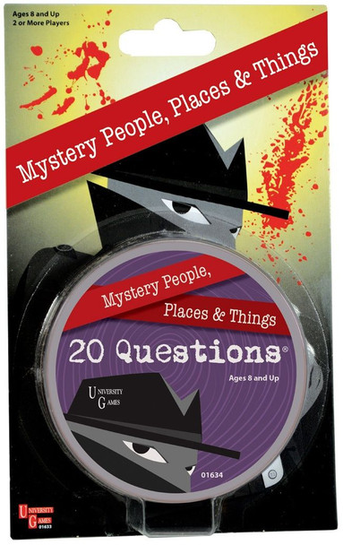 OakridgeStores.com | University Games - Mystery 20 Questions - Mind & Logic Party Card Game for Ages 8+ - 01634 794764016345