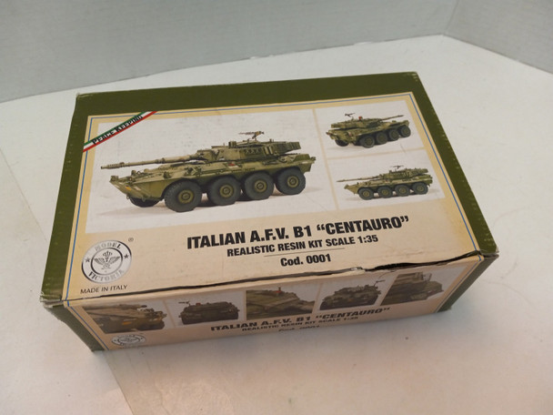 RESALE SHOP - Model Victoria 1/35 Italian A.F.V. B1 Centauro Resin Model Kit RARE Complete NOB - JIMI-0001-NOB5938