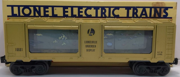 RESALE SHOP - Lionel O Scale #6-16681 Animated Aquarium Car - RIOR-6-16681-LN4879