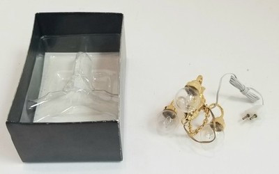 RESALE SHOP - Unbranded No.730 12v Dollhouse Ceiling Lighted Chandelier - Untested - STORE-730LIGHT-LN6006