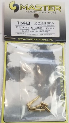 RESALE SHOP - Master Spitfire E Wing Early Hispano 20MM Cannon & .50 Cal Fairing 1/48 AM48005 - STORE-AM48005-NS5648