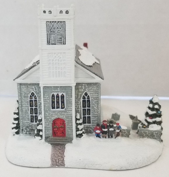 RESALE SHOP - VTG Hawthorne Rockwell Home for Holiday "Carolers In the Churchyard" #2326A 1992 - BABE-CAROL2326-LN6134