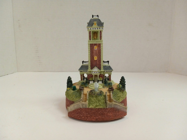 RESALE SHOP - VTG International Resourcing Liberty Falls Bell Tower #AH333 -non-working music - BABE-LIBERTYFALLSTOWER-U5961