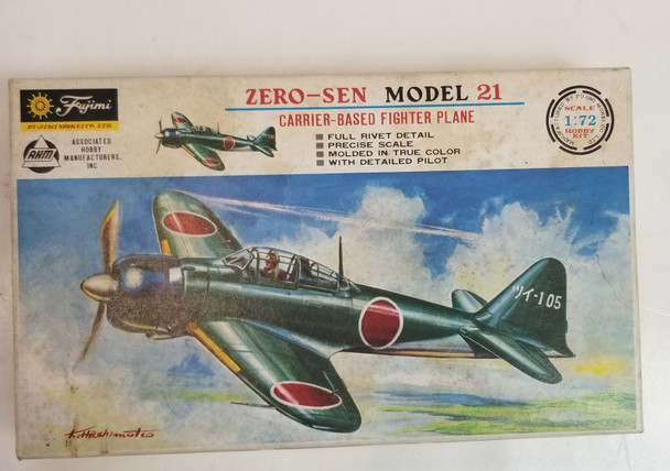 RESALE SHOP - AHM/Fujimi 1/72 Scale Zero-Sen Model 21 #FC-1-50 - BOBR-#FC-1-50-NOB6902