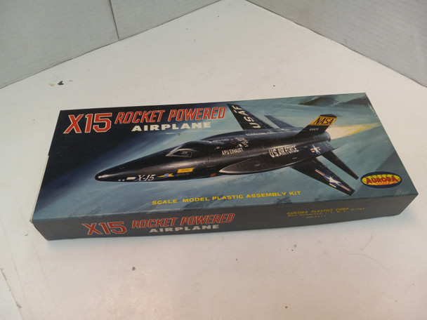 RESALE SHOP - AURORA # 120-130 1:48th SCALE X-15 ROCKET POWERED AIRCRAFT MODEL KIT (1962) NOB - BOBR-120-100-NOB6177