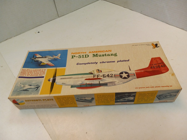 RESALE SHOP - Hawk North American P-51 D �Mustang�. Chrome Plated. 1/4 Scale. #208-200 - BOBR-208-200-NOB6172