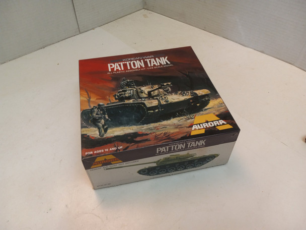 RESALE SHOP - Unbuilt Vintage Aurora Military 1/48 General Patton Tank Model Kit - BOBR-321-150-NS6970