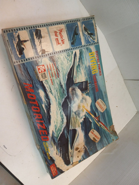 RESALE SHOP - Vintage ITC Diving Submarine Motorized Model kit Very Nice! - BOBR-3660-998-NOB6894