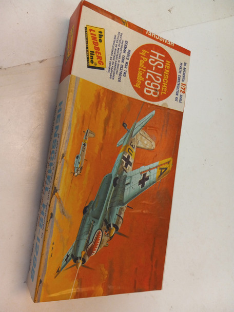 RESALE SHOP - Lindberg Kit - Henschel HS-129B WW2 Tank Destroyer Airplane MINT! - BOBR-441:60-NOB6266