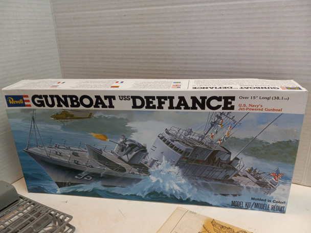 RESALE SHOP - Revell 1/130 U.S.S. Defiance Vietnam Costal Patrol Gunboat NOB MINT! NICE! - BOBR-5002-NOB6942