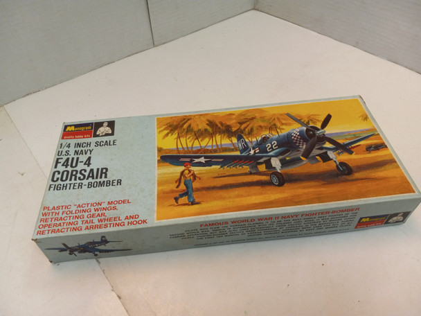 RESALE SHOP - Monogram F4U-4 Corsair Fighter-Bomber 1/48 #PA82-150 - MINT NOB - BOBR-PA82-150-NOB6259