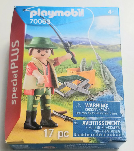 RESALE SHOP - Playmobil #70063 Fisherman And Fish Special Plus - BRMA-70063-NS6773