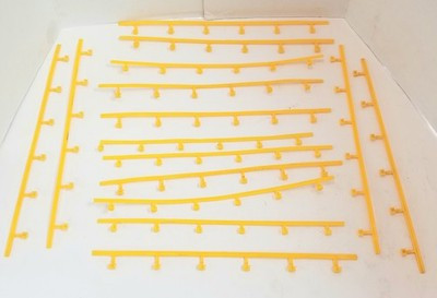 RESALE SHOP - Aurora AFX HO Scale Guard Rails (15) #714586 (ea. 14 1/2" Long) - MARU-714586-LN6971