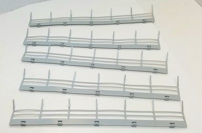 RESALE SHOP - Lot of 5 Carrera Gray Guard Rail 714586 - MARU-RAILLOT-LN6863