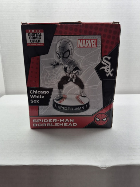 RESALE SHOP - 2019 Spider-Man Bobblehead Chicago White Sox Marvel SGA New in Box - cnsg-matt-spiderman