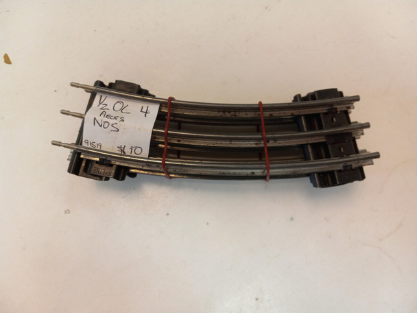 RESALE SHOP - Bundle of 4 Lionel Curved Track- USED - WINO-C1-U6085