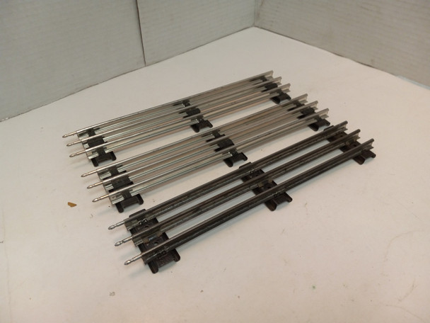 RESALE SHOP - Lot of three Mixed K-Line/ Lionel Straight Track lengths- USED - WINO-KLLST1-U6081