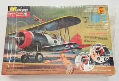 RESALE SHOP - Monogram F3F3 Grumman Navy Fighter Pa70*198 - BOBR-PA70*198-NS7084