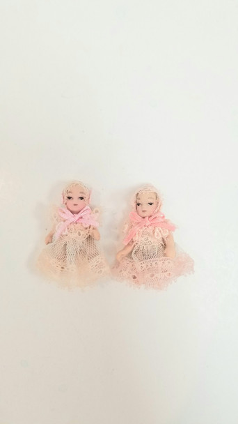 RESALE SHOP - VTG 1:12 Baby Dolls (sold each) - BOST-BABYDOLLS-NS7407