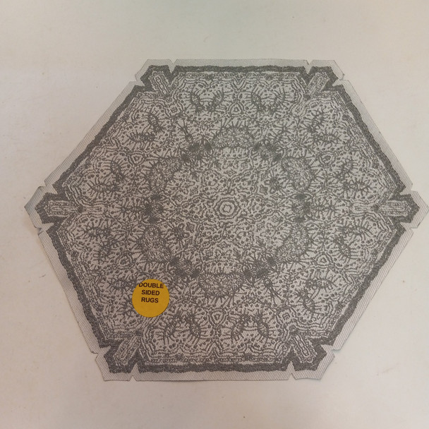 RESALE SHOP - Sam's World Gouldenlabel Large Asymmetrical 7" x 8" Double-Sided Allover Rug - SAM-LA001-NS7371