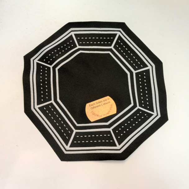 RESALE SHOP - Sam's World Gouldenlabel Large Octagonal 7" x 7" Double-Sided Bordered Rug - SAM-LOC001-NS7370