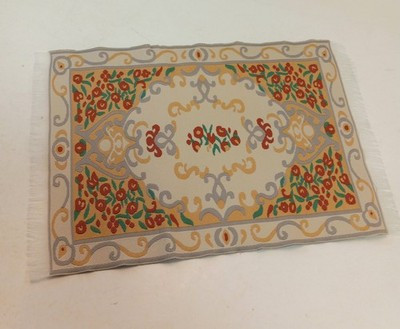 RESALE SHOP - Sam's World Gouldenlabel Medium Rectangular 6" x 9" Floral Medallion Rug - SAM-MR006-NS7274