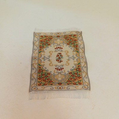 RESALE SHOP - Sam's World Gouldenlabel Small Rectangular 4" x 6" Floral Medallion Rug - SAM-SR007-NS7288