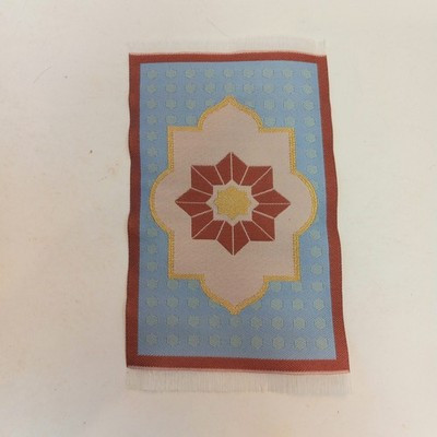 RESALE SHOP - Sam's World Gouldenlabel Small Rectangular 4" x 6" Red & Blue Medallion Rug - SAM-SR016-NS7301