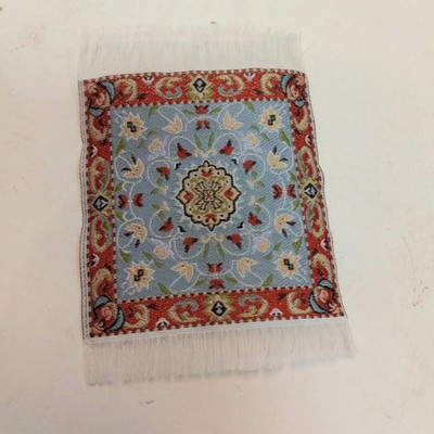 RESALE SHOP - Sam's World Gouldenlabel Extra Small Square 3" x 3" Wildflower Rug - SAM-XSS003-NS7316