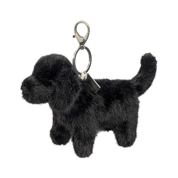OakridgeStores.com | Douglas Toys - Black Lab Bag Charm - Plush Clip-On Keychain - 8015 767548163665