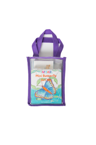 OakridgeStores.com | Tiny Easel - Mini Butterfly Art Kit - Watercolor Paint Set - 35587 860012355877