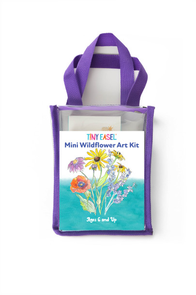OakridgeStores.com | Tiny Easel - Mini Wildflower Art Kit - Watercolor Travel Kit with Case - 91429 850072914299