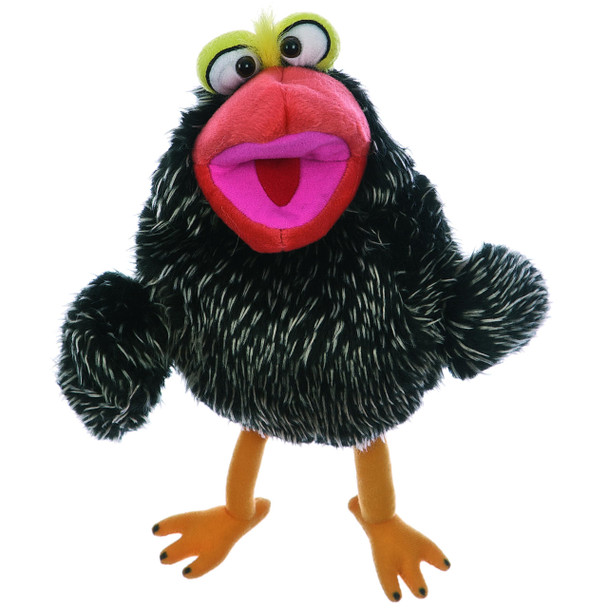 OakridgeStores.com | Thin Air Brands - Poe Bird Hand Puppet - 10-inch Soft Plush w/ Movable Mouth & Head for Ages 3+ - LP464 850072174648
