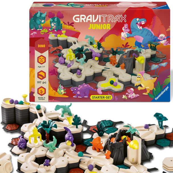 OakridgeStores.com | Ravensburger - GraviTrax Junior Starter Set XXL Dino - Marble Run for Ages 3+ - 24845 4005556248452