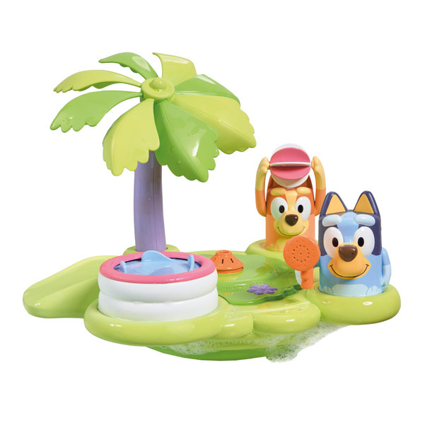 OakridgeStores.com | Tomy Toomies - Bluey Bath Island - 5-in-1 Water Playset - Bluey Series - E73916 5011666739161