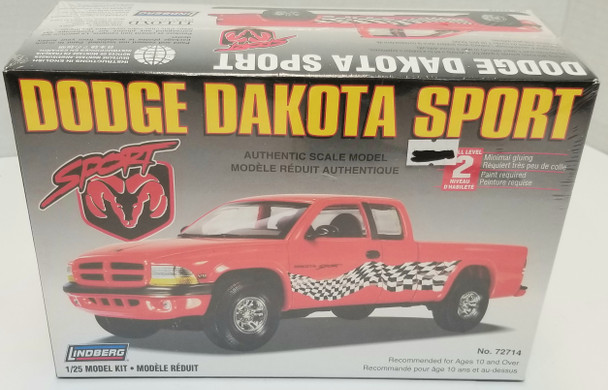 OakridgeStores.com | RESALE SHOP - Lindberg "Ram Sport" 1/25 Dodge Dakota Sport #72714 - BREV-72714-NS7853 CNSG858280727144