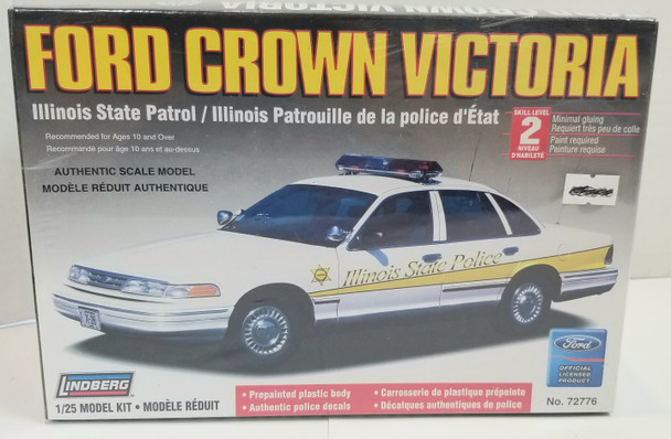 OakridgeStores.com | RESALE SHOP - Lindberg Ford Crown Victoria Illinois State Patrol 1/25 #72776 - BREV-72776-NS7978