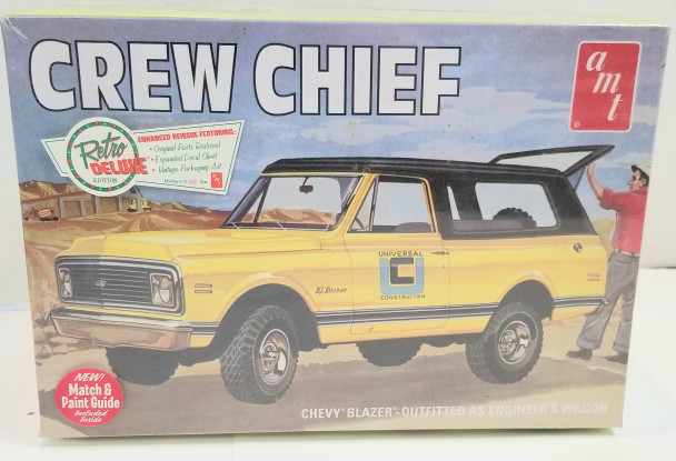 OakridgeStores.com | RESALE SHOP - AMT Crew Chief Chevy Blazer Outfitted as Engineers Wagon 1/25 #AMT897/12 - BREV-AMT89712-NS7992