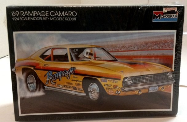OakridgeStores.com | RESALE SHOP - Monogram 1/24 69 Rampage Camaro Plastic Model Kit 2725 - BREV-MONO2725-NS8097 CNSG076513027254