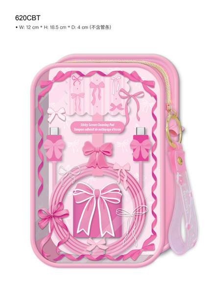 OakridgeStores.com | Hot Focus - On The Go Bundle Bowtiful - Type C Travel Tech Gift Set - 620CBT 842817071817