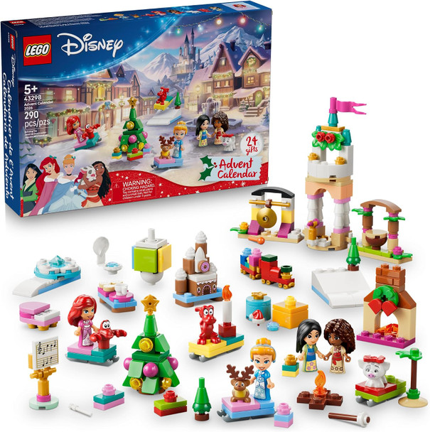OakridgeStores.com | LEGO - Disney Princess Advent Calendar 2026 - Holiday Building Set for Ages 5+ - 43298