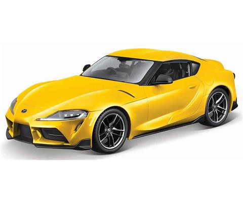OakridgeStores.com | Maisto - 1/24 2022 Toyota Supra GR in Metallic Yellow - Diecast Metal Model Car Kit - 39538Y 090159395386