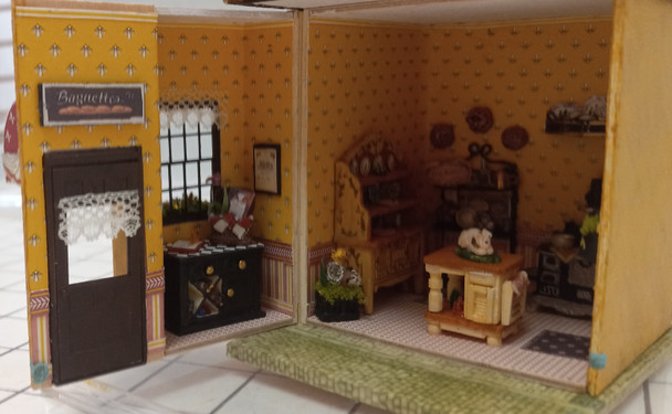 OakridgeStores.com | RESALE SHOP - VTG OOAK Le Petit Appetit French Bakery/Boulangerie Diorama 1:48 - BABE-FRENCH-LN7576