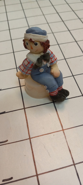 OakridgeStores.com | RESALE SHOP - Enesco 1:12 Scale Raggedy Andy Figurine 2.25" high - BOST-ANDY-LN7516