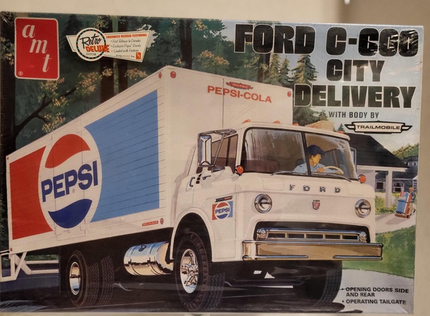 OakridgeStores.com | RESALE SHOP - AMT 1:25 Ford C-600 Pepsi Delivery Truck 804/06 - BREV-804-06-NS8167 CNSG849398001806