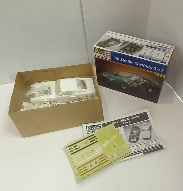 OakridgeStores.com | RESALE SHOP - Revell-Monogram 1:25 1969 Shelby Mustang 85-2545 - BREV-85-2545-NOB8249 CNSG031445025457